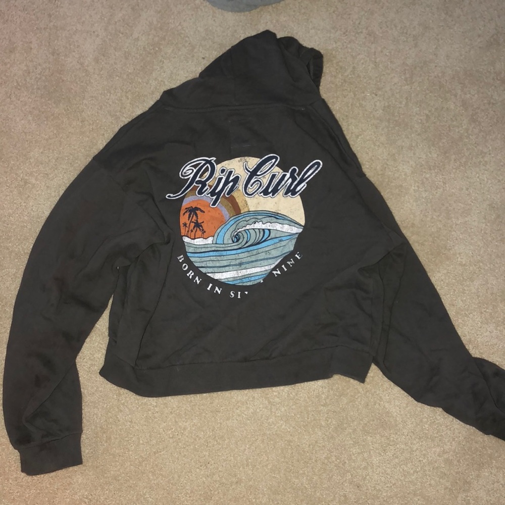 Rip curl crop sweatshirt